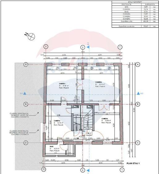Vilă pe str Alexandru Ioan Cuza, 10 camere, S + P + E, teren 282 mp - 28