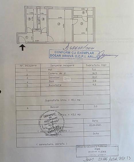 Apartament 2 camere exercitiu - 15