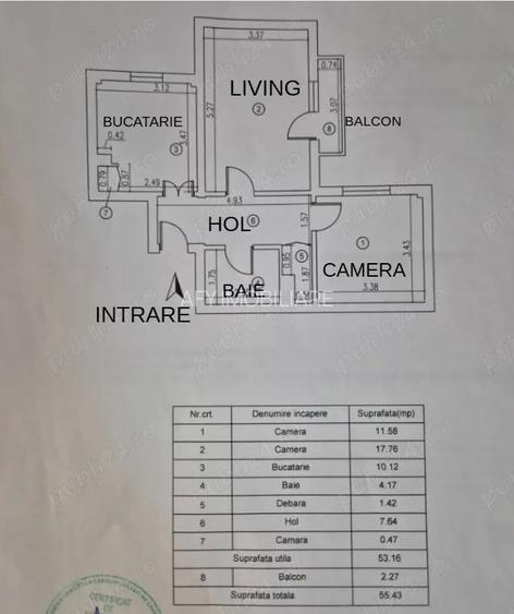 2 camere decomandat, 56 mp – Drumul Taberei, zona Favorit - 7