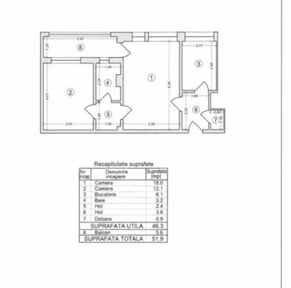 Apartament 2 Camere | Lujerului | Balcon | Renovat Recent | Proximitate Metrou - 11