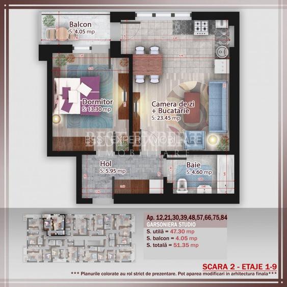 2 Camere  Direct Dezvoltator Incalzire Pardoseala/ 600 m STB-Credit ipotecar 15% - 7