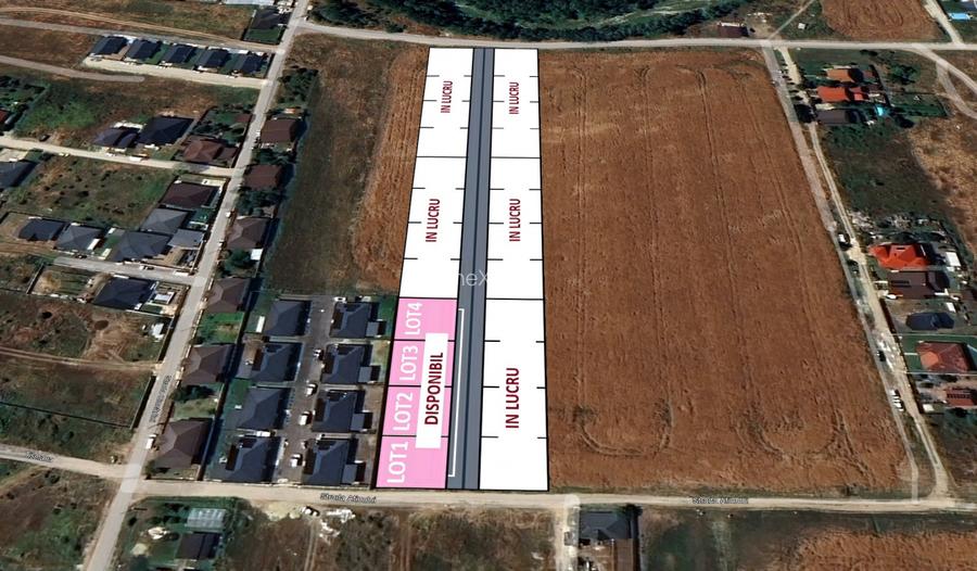 Afinului Domnesti | 4 Loturi | Autorizatie de construire | Stradal | COMISION 0% - 2