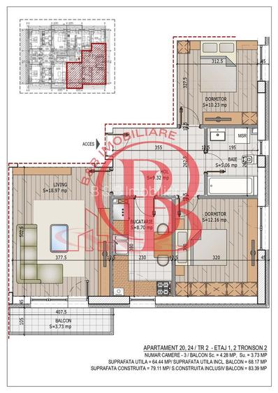 Apartament Pallady 3 camere Pret Credit Ipotecar avans 15% - 1