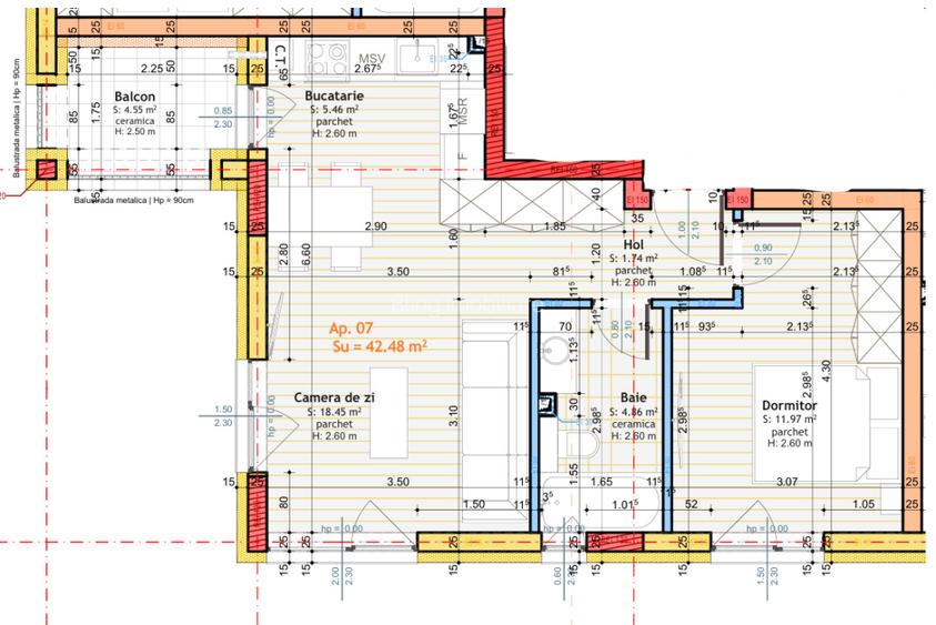 Tineretului bloc nou! Apartament cu 2 camere 42mp FINISAT  - 10