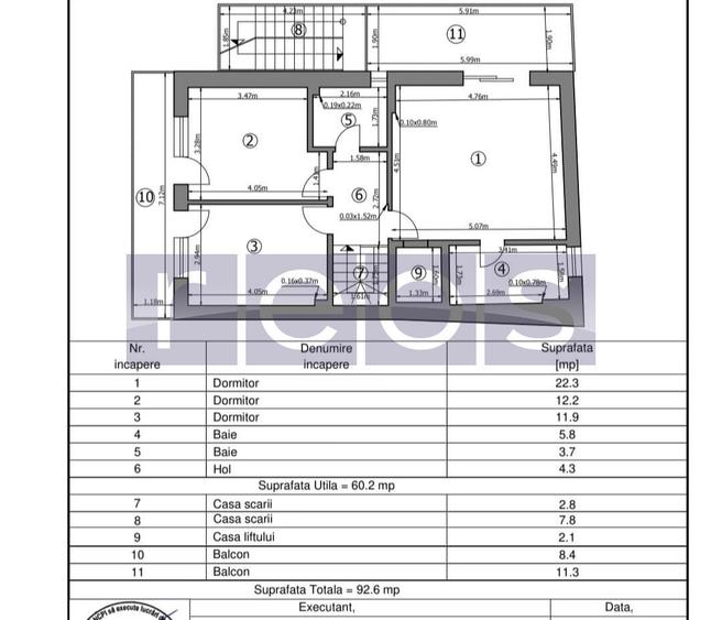 VANZARE- DUPLEX - DOROBANTI- 4 CAMERE- P+2+M - LIFT- NZEB-2024 - 14