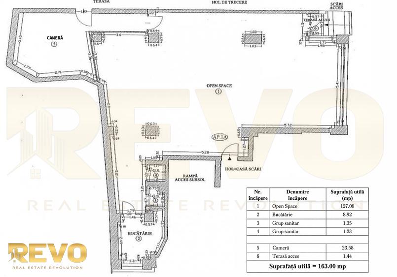 Eminescu - Dacia | Spațiu Comercial Stradal | 163mp | Vitrină | COMISION 0% - 13