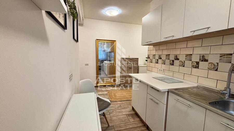 Apartament cu o camera de vanzare, zona Buziasului, Timisoara,centrala - 6