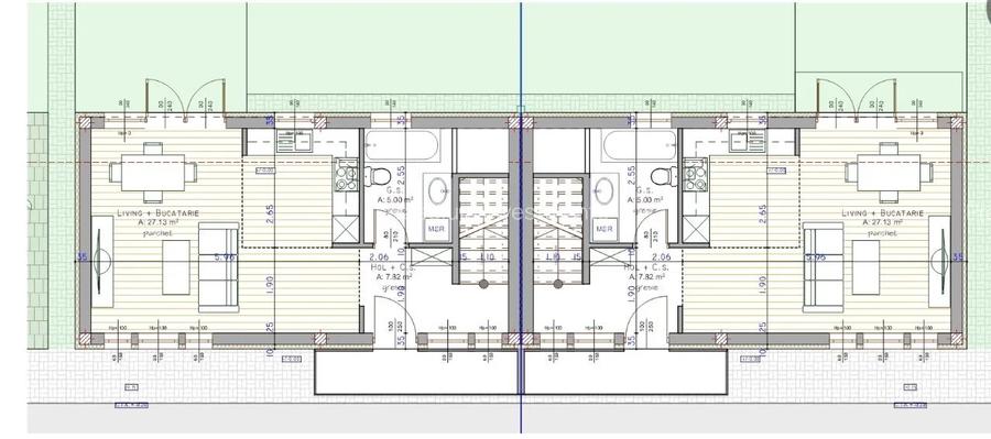 Casa cuplată 4 camere in florești, 92 mp utili, teren 200 mp - 7