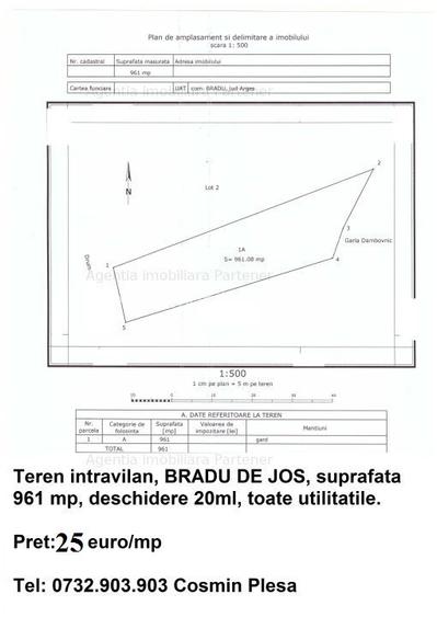 Terenuri Bradu, diverse suprafete - 3