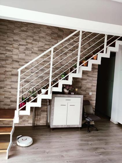 Laga Eso. NOU.  Spatios - 90 mp utili + terasa.  Complet mobilat si utilat. - 9