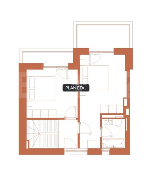 Comision 0! River by Hexagon - 3 camere, 2 Nivele, 93 mp, 3 Balcoane, 20 mp  - 3