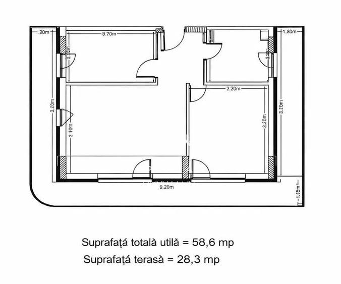 Apartament de vanzare 2 camere, complet mobilat si utilat, garaj, zona Eroilor! - 8