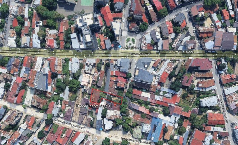 Teren 511 mp, pentru dezvoltare imobiliara, str Despot Voda nr 10