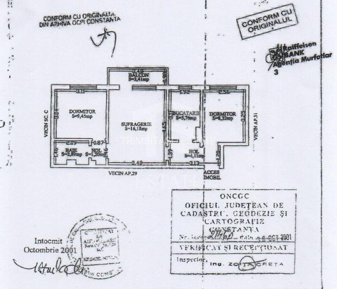 3 Camere Tomis Nord | Etaj 2 | Loc Parcare | Ideal Investiție/Locuit - 1