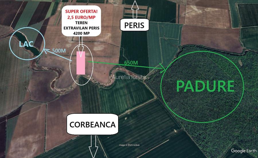 Teren 4.200 mp, lângă lac și pădure – SUPER PREȚ: 2,5€/mp - direct proprietar - 3