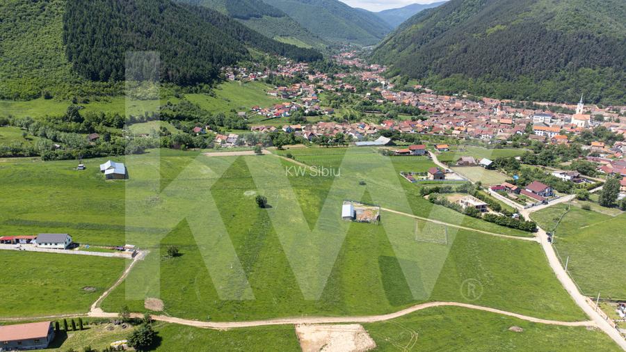 Teren cu peisaj spectaculos in Gura Raului – munte, aer curat, libertate - 13