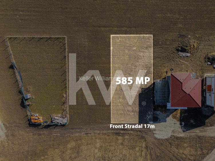 Teren intravilan 585mp Sânpetru, panoramă Lempes si padure, Comision 0% - 4