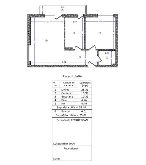 APARTAMENT 2 CAMERE DE VANZARE SISESTI BLOC NOU - 1