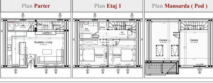 Casă intabulată, 5 camere, curte, pompă de căldură – la cheie- Cristian - 1