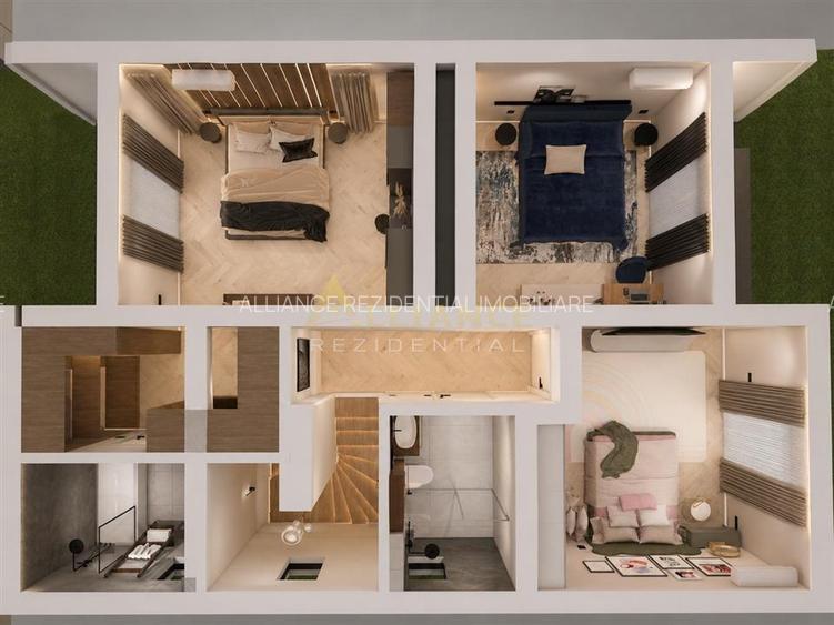 Casa Individuala - 4 camere - 3 bai - 355mp teren - 35