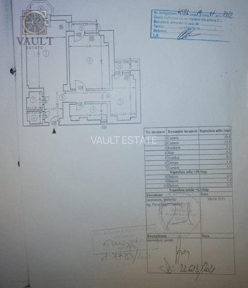 Apartament 2 camere -ETAJ 3 - BULEVARDUL UNIRII  - 2