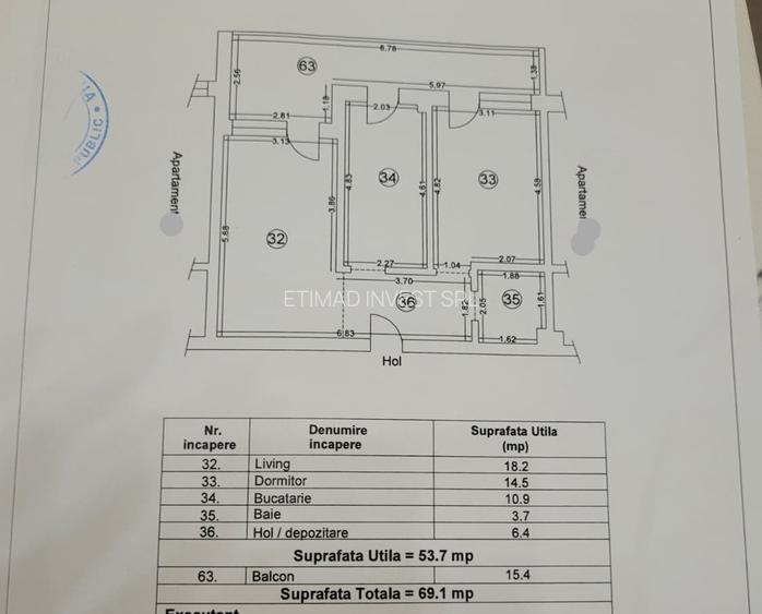 Apartament 2 Camere Decomandat | Bloc Nou 2024 |  Parcare  subterana proprietate - 32
