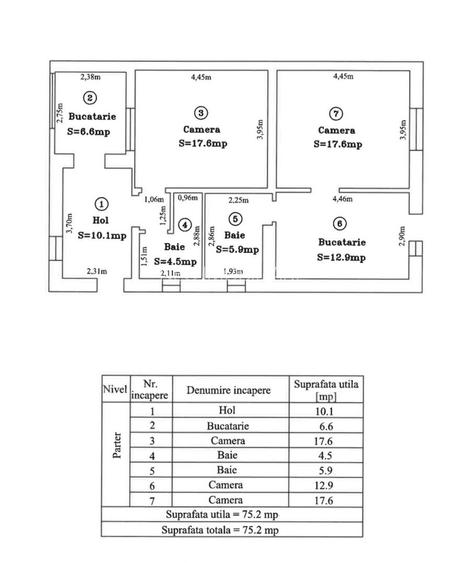 APARTAMENT CU 3 CAMERE LA CASA ,ZONA DEMETRIADE-LIPOVEI - 2