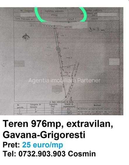 Terenuri Gavana, diverse suprafete - 7