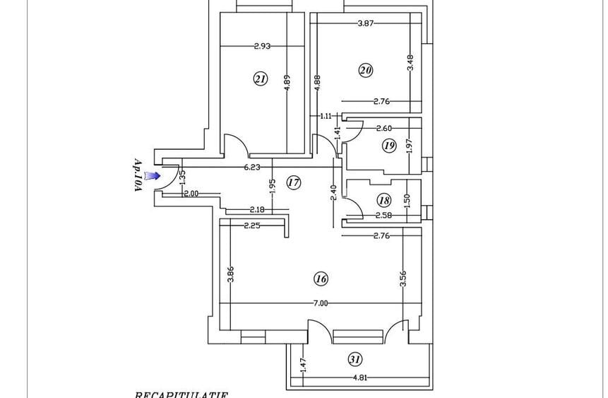 Direct dezvoltator 3 camere, etaj 1 - Mosilor - 5