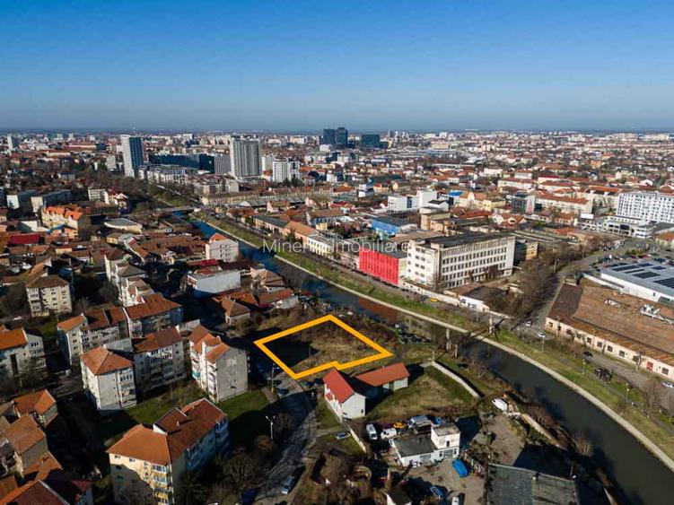 Teren locuinte colective cu 2 fronturi, pe Malul Begai, str Timocului, Timisoara - 7