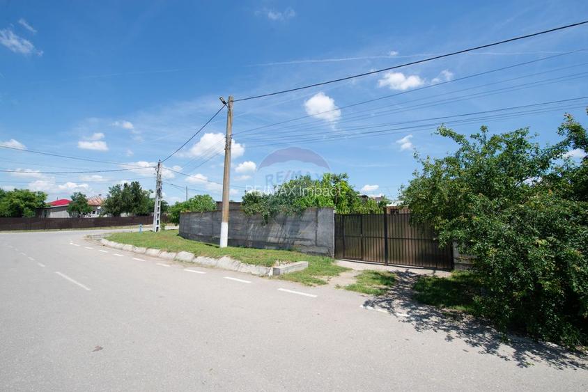 Casa de vanzare teren 2000mp si spatii comerciale Galbinasi Calarasi - 14