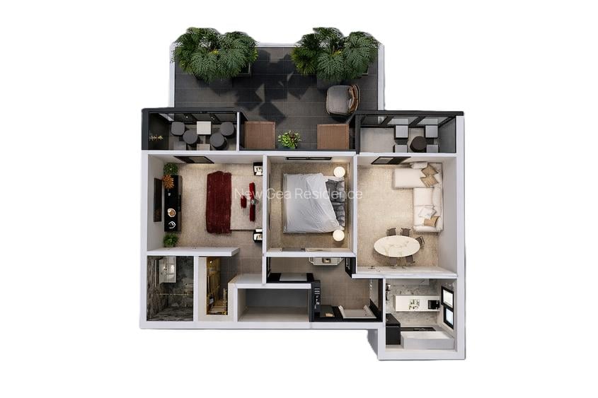 3 CAMERE CU GRADINA  37 MP | NEW GEA RESIDENCE I PALLADY | DIRECT DEZVOLTATOR - 10