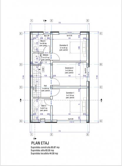 Vila individuala P+E, design mediteranean, Cal. Harmanului, Comision 0% - 7