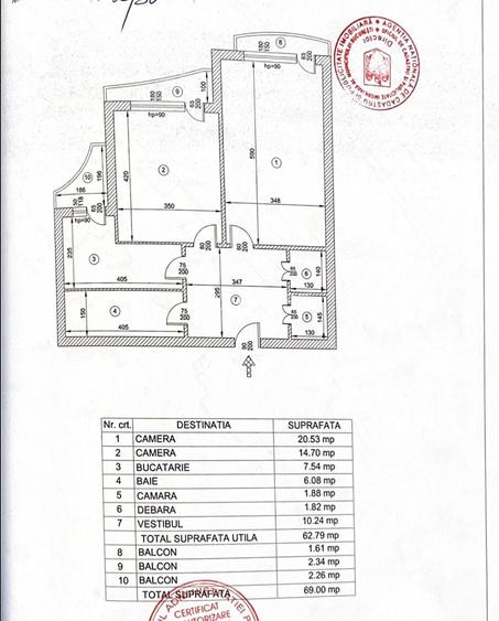 APARTAMENT 3/9 70 MP MONOLIT VEDERE SUPERBA DAMBOVITA SI BIBLIOTECA  SUPERB LUX! - 17
