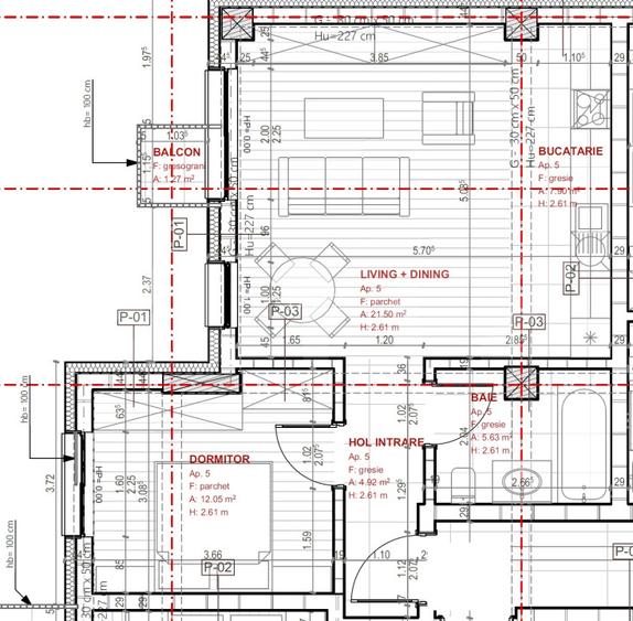 Comision 0!Apartament 2 camere, semifinisat, bloc nou, etaj intermediar, Iris - 4