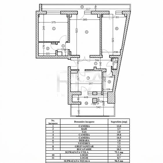 3 camere Ultracentral - UNIRII - Renovat la cheie - 14