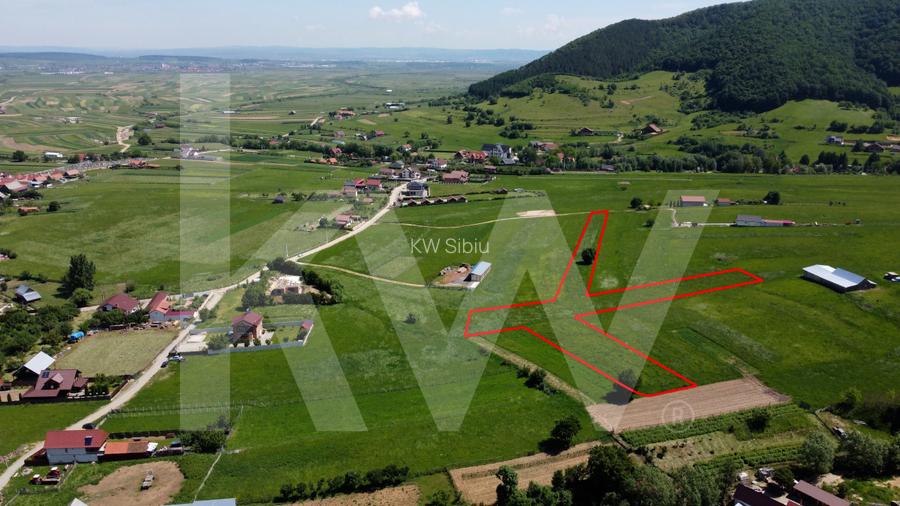 Teren cu peisaj spectaculos in Gura Raului – munte, aer curat, libertate - 3