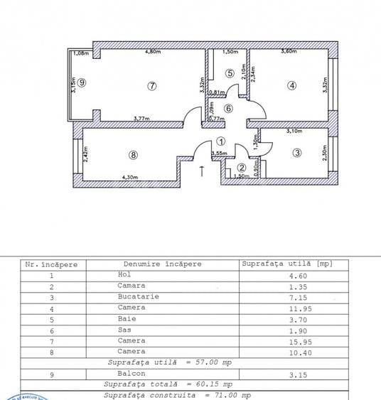 Apartament modern, 3 camere, Calea Dumbravii, Dioda - 13