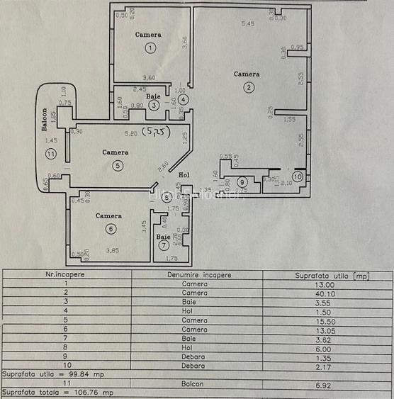Apartament 4 camere, Zona Simion Barnutiu - 1