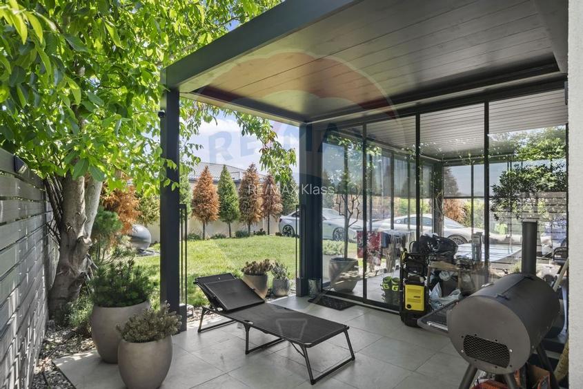 Vila luminoasa 4 camere, 202 mp utili, Corbeanca, ansamblu cu piscina - 14