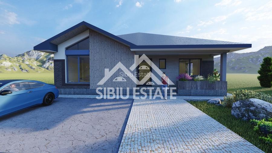 Casă individuală , parter, ansamblu rezidențial modern – Șura Mica - 14