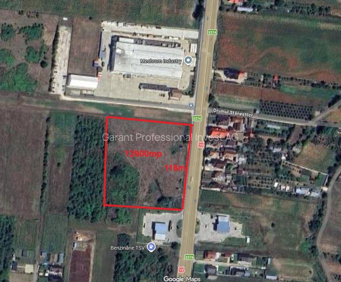 Vand teren intravilan Maracineni cu PUZ, 12800mp, front 116 m la DN73 - 3