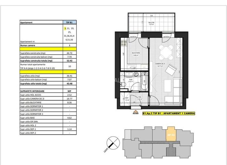 Garsoniera noua de vanzare |  13 Septembrie- Marriott | - 10