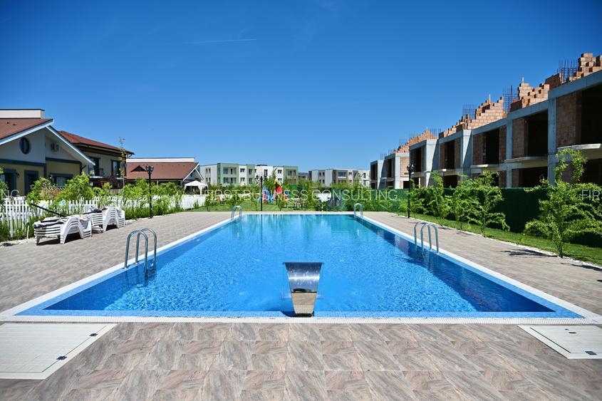 VILE P+1, 4 camere+Teren 250 mp.zona Otopeni, COMPLEX CU PISCINA-COMISION 0% - 33