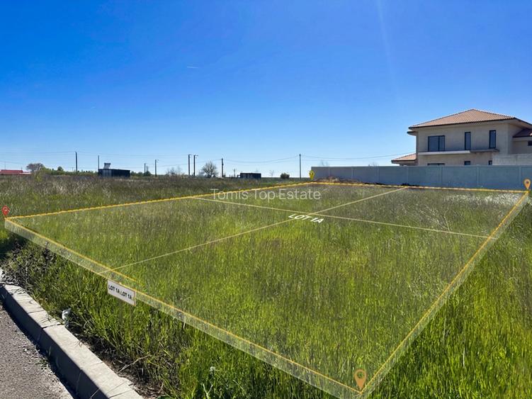 Teren 1000 mp Costinești – Golful Francez | Vedere la Mare si Utilități - 2