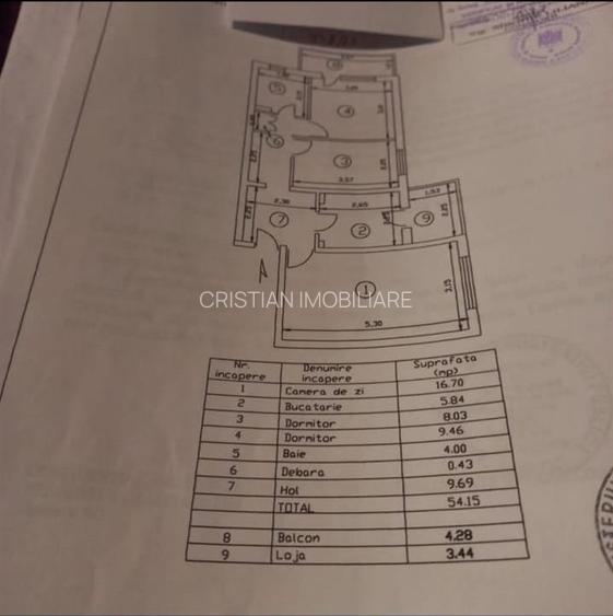 62mp 3 cam Decomandat conf 1 Progresu etaj 3 LIBER - 8