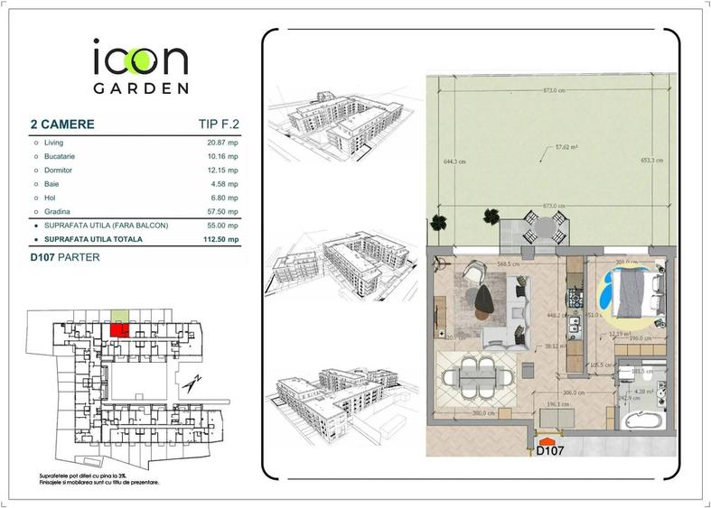 2 camere în ansamblu finalizat, Foișorul de Foc. Gata de  mutare - 5