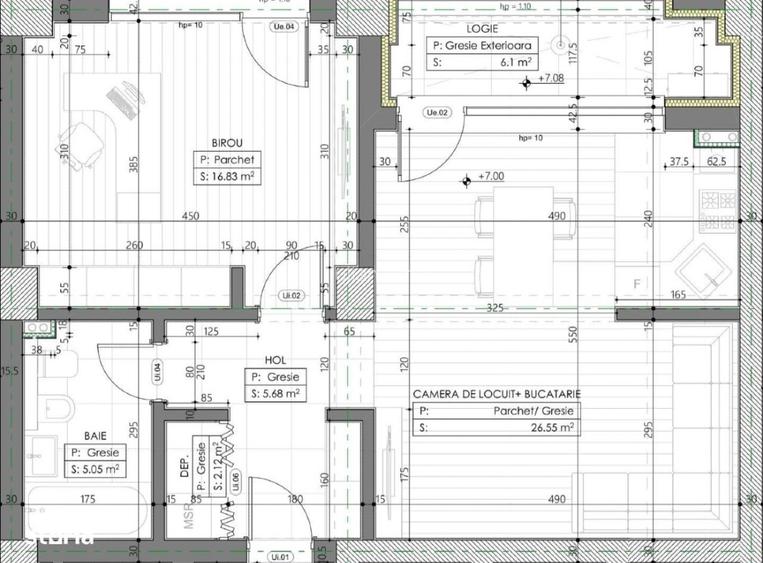 Ap 2 cam Campus / incalzire in pardoseala / la cheie/ 1600 mpc - 3
