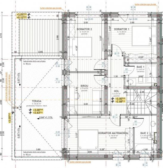 Casă tip duplex, 165 mp utili, priveliște superba spre oraș, Feleacu. - 6