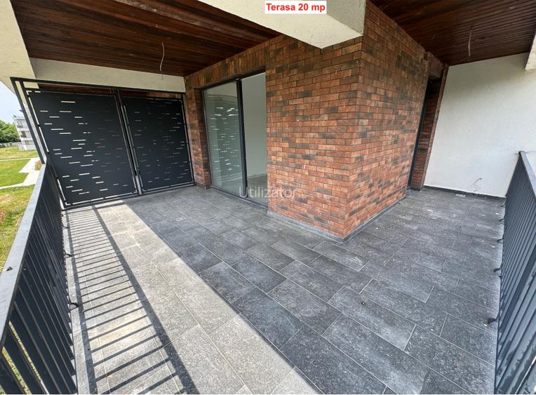 Apartament 2 camere 86 mp total | Terasă 20 mp cu vedere frontală lac Straulesti - 5